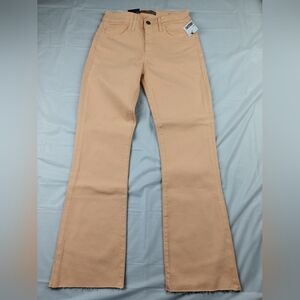 Mavi Jeans Women's 26X27 Anika High Rise Crop Flare  Orange Peach NWT New